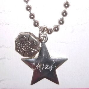 Maltese Cross Symbol & Chief  Star pendant/charms